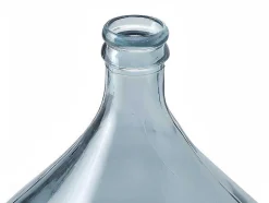 OZAIA Decoratieobject Voor Binnen-Vaas Dame-Jeanne Van Gerecycleerd Glas Silice 34L - Transparant Blauw