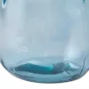 OZAIA Decoratieobject Voor Binnen-Vaas Dame-Jeanne Van Gerecycleerd Glas Pyrite H. 51 Cm - Transparant Blauw