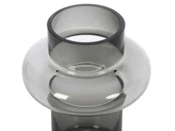 OZAIA Aanbiedingen: Woonaccessoires-Vaas Van Getint Glas - D16,5 X H25 Cm - Glas - Gerookt Grijs - Valoit