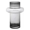 OZAIA Decoratieobject Voor Binnen-Vaas Van Getint Glas - D20,5 X H30 Cm - Glas - Gerookt Grijs - Valoit