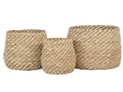 House Nordic Opbergaccessoire-Venoso 3 St. Manden Naturel.