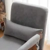 ModernLuxe Uitklapbare Fauteuil-Verstelbare Converteerbare Gewatteerde Fauteuil Van Katoenen Stof - Grijs