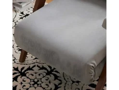 ModernLuxe Uitklapbare Fauteuil-Verstelbare Converteerbare Gewatteerde Fauteuil Van Katoenen Stof - Grijs