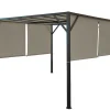 Vente-unique Prieel, Pergola, Gazebo En Kiosk-Vervangen Overkapping Voor Pergola Beja, Taupe