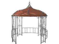 Vente-unique Prieel, Pergola, Gazebo En Kiosk-Vervangen Overkapping Voor Pergola Cabrera, Terracotta-Bruin