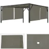 Vente-unique Prieel, Pergola, Gazebo En Kiosk-Vervangen Overkapping Voor Pergola Beja, Taupe