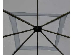 Vente-unique Prieel, Pergola, Gazebo En Kiosk-Vervangende Dakbedekking Voor Pergola Calpe Iii, Lichtgrijs
