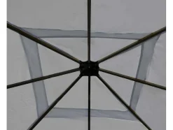 Vente-unique Prieel, Pergola, Gazebo En Kiosk-Vervangende Dakbedekking Voor Pergola Calpe Iii, Lichtgrijs