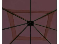 Vente-unique Prieel, Pergola, Gazebo En Kiosk-Vervangende Dakbedekking Voor Pergola Calpe Iii, Roodbruin