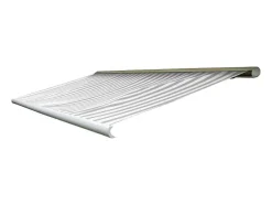 Vente-unique Buitenzonwering-Vervangingshoes Voor Luifel H122, Acryl Grijs-Wit