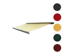 Vente-unique Buitenzonwering-Vervangingshoes Voor Luifel H123, Polyester Geel-Wit
