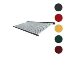 Vente-unique Buitenzonwering-Vervangingshoes Voor Luifel H122, Polyester Grijs-Wit