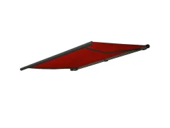 Vente-unique Buitenzonwering-Vervangingshoes Voor Luifel H124, Acryl Bordeaux-Rood