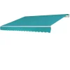 Vente-unique Buitenzonwering-Vervangingshoes Voor Luifel Mcw-E49, Polyester Turquoise