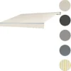 Vente-unique Buitenzonwering-Vervangingshoes Voor Luifel H791, Polyester Creme