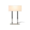 EPIKASA Lamp-Vicenza Tafellamp, Chroom, Wit, 35 X 15 X 52 Cm,