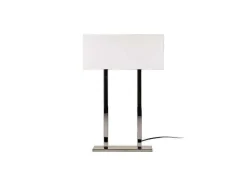 EPIKASA Lamp-Vicenza Tafellamp, Chroom, Wit, 35 X 15 X 52 Cm,