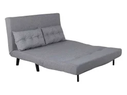 Vente-unique Relaxbanken Met Manuele Relaxfunctie-Vicky Slaapbank Grijs.