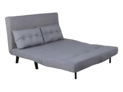 Vente-unique Relaxbanken Met Manuele Relaxfunctie-Vicky Slaapbank Grijs.