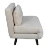 Vente-unique Stoffen Zitbank-Vicky Slaapbank Velours Beige.