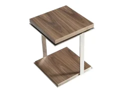 Angel Cerda Bijzettafel-Vierkante Hoektafel Walnoot 2038