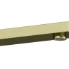 Shower & Design Kraan-Vierkante Hoge Mechanische Mengkraan - H29,5 Cm - Goud Met Satijnglans - Vipava