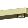 Shower & Design Kraan-Vierkante Mechanische Mengkraan - H15,7 Cm - Goud Met Satijnglans - Vipava