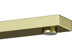Shower & Design Kraan-Vierkante Mechanische Mengkraan - H15,7 Cm - Goud Met Satijnglans - Vipava