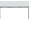 Workēa Kantoormeubilair-Vierkante Vergadertafel - 4 Personen - Wit - L120 Cm - Downtown