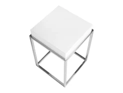 Angel Cerda Bijzettafel-Vierkante Witte Hoektafel 2041