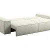 Vente-unique Zitbank-Vierzits Slaapbank Amelia Van Pascal Morabito - Ribfluweel - Beige