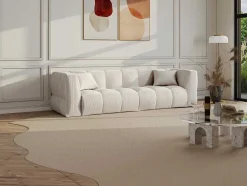 Maison Céphy Vierzitsbank-Vierzitsbank Van Beige Ribfluweel Naemia Van Maison Cephy