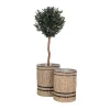 Vente-unique Decoratieobject Voor Binnen-Vinh Planten Schuilplaatsen Set Van 2 Stuks. Buitenshuis Naturel.
