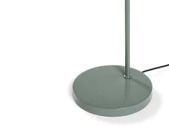 OZAIA Lamp-Vintage Staande Lamp Otilie - Metaal - 24 X 16 X 40 Cm - Olijfgroen En Goudkleurig