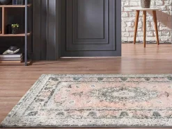 OZAIA Woonkamertapijt-Vintage Tapijt Oosterse Stijl Surate - 120X170Cm - Beige