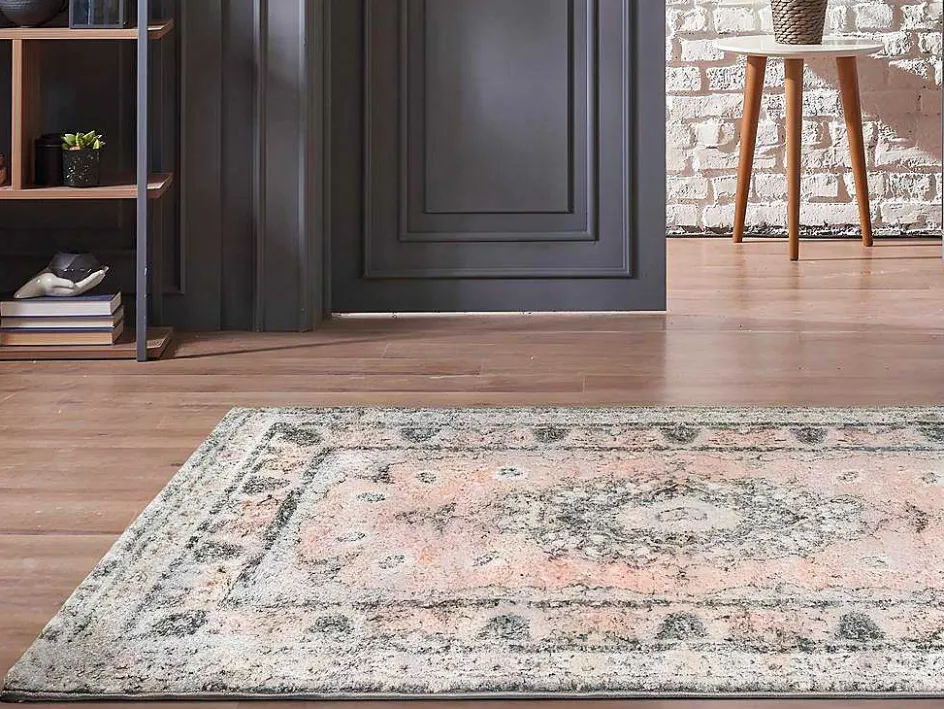 OZAIA Woonkamertapijt-Vintage Tapijt Oosterse Stijl Surate - 120X170Cm - Beige