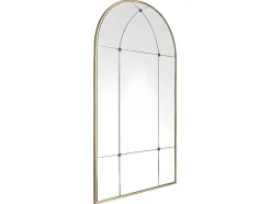 OZAIA Spiegel-Vintage-Spiegel Van Metaal Palmyre - B80 X H150 Cm - Verouderd Goudkleurig