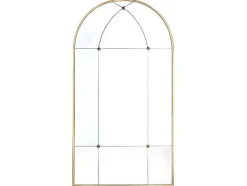 OZAIA Spiegel-Vintage-Spiegel Van Metaal Palmyre - B80 X H150 Cm - Verouderd Goudkleurig