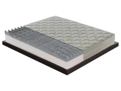 I Love Sleep Matras Met Vormgeheugen-Visco-Elastisch Schuimmatras - 5 Cm Schuim - 9 Comfortzones - Hoogte 25 Cm 180X200 Cm