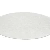 RugsX Tapijt Rond-Vloerkleed Casablanca Plus Rond Creme Eenkleurig, Lus Cercle 80 Cm