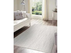RugsX Klein Tapijt-Vloerkleed Nano Eo78C Melange, Lus, Platgeweven Grijs / Wit 140X190 Cm