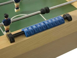 Vente-unique Spel Voor Binnen-Voetbaltafel Van Naturel Houtkleurig Mdf - Opklapbaar - L121 X B61 X H79 Cm - Horton