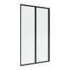 Shower & Design Badscherm-Vouwbaar Badscherm In Metaal Matzwart Industriele Stijl 80 X 140 Cm District