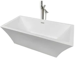 ELITESHOPPING Vrijstaand Bad-Vrijstaand Bad 170 X 80 Cm + Kolommengkraan Heaven