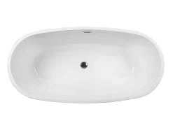 Shower & Design Vrijstaand Bad-Vrijstaand Designbad - 200 L - 150 X 72 X 58 Cm - Wit - Dominika