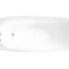 Shower & Design Vrijstaand Bad-Vrijstaande Badkuip Natalia - Eenpersoons - 282L - 170X75X73Cm - Zwart