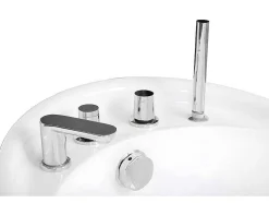 Shower & Design Vrijstaand Bad-Vrijstaande Badkuip Natalia - Eenpersoons - 282L - 170X75X73Cm - Zwart