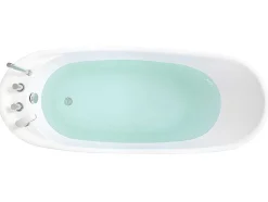 Shower & Design Vrijstaand Bad-Vrijstaande Badkuip Natalia - Eenpersoons - 170X75X73Cm - 282L - Wit