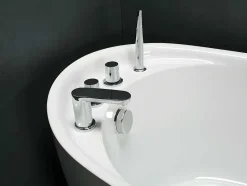 Shower & Design Vrijstaand Bad-Vrijstaande Badkuip Natalia - Eenpersoons - 170X75X73Cm - 282L - Wit