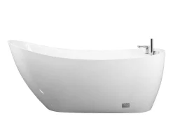 Shower & Design Vrijstaand Bad-Vrijstaande Badkuip Natalia - Eenpersoons - 170X75X73Cm - 282L - Wit
